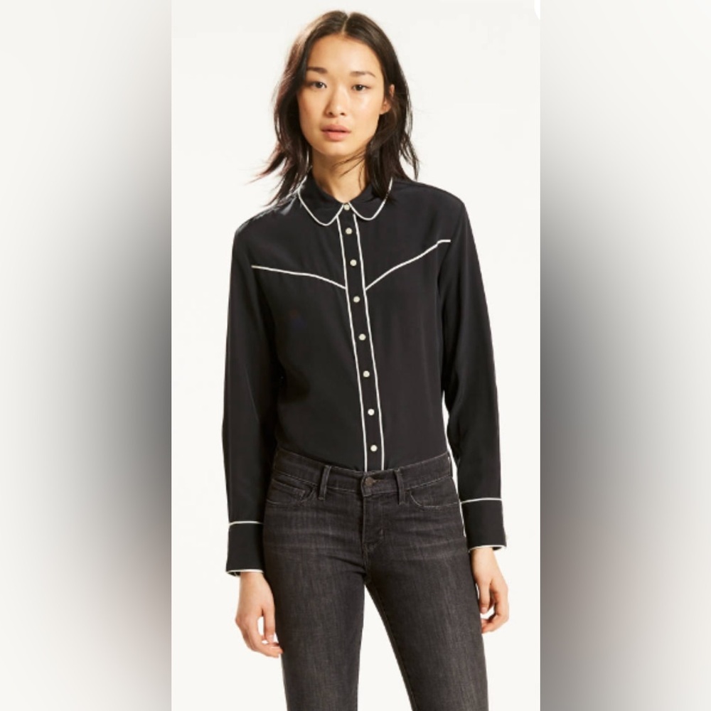 Levi’s Silk Alexandra Western Shirt - Size XL